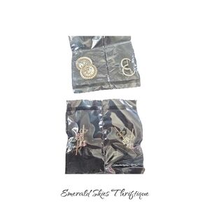 Avon Vintage 1998 Sterling Silver‎ Earrings Set 🆕